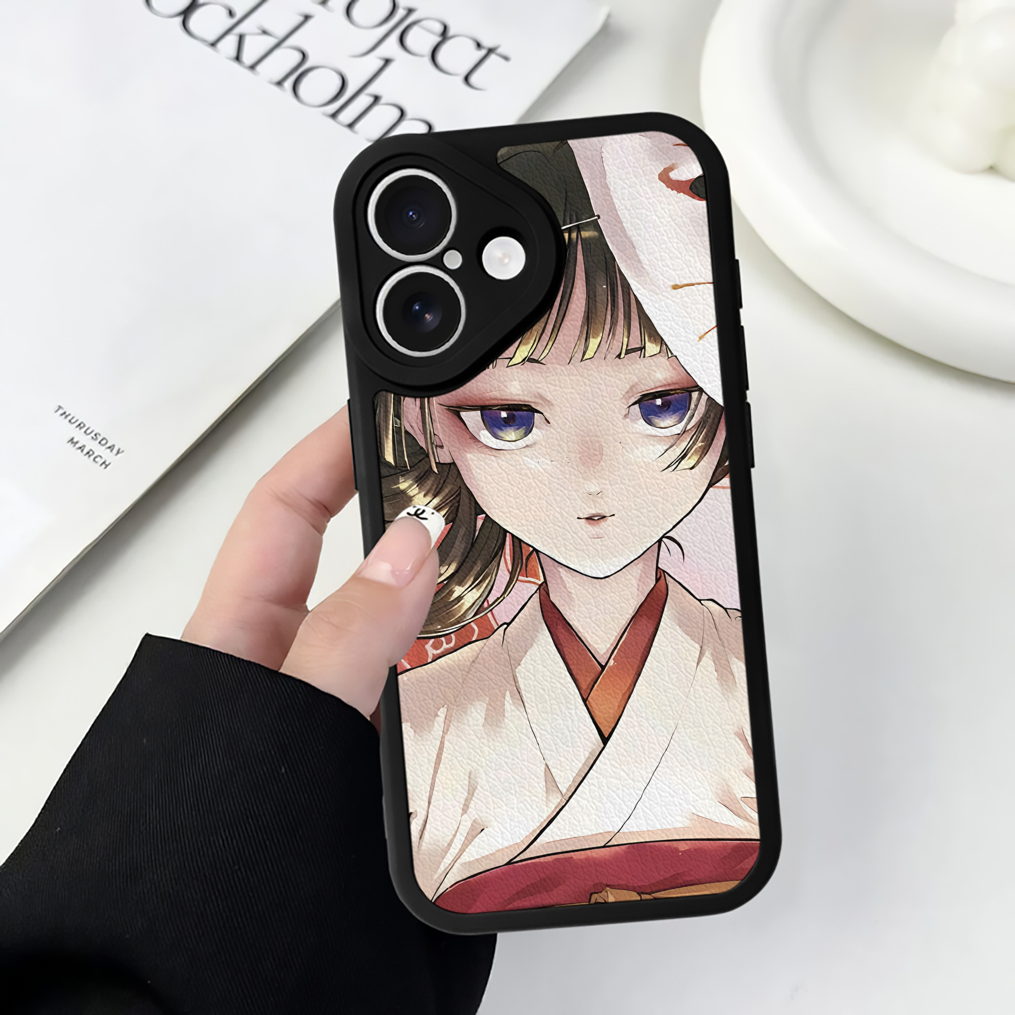 薬屋のひとりごと The Apothecary Diaries 【iPhone 16シリーズ対応】シリコンスマホケース（レザー調） 材質：シリコン